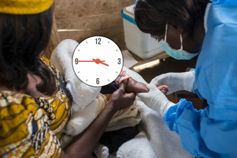 Ituri : un bébé de 7 mois guéri d’Ebola au CME de Bunia, sa mère appelle à faire confiance aux soins médicaux